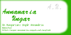 annamaria ungar business card